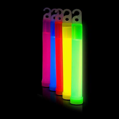 25 Stk. Mix Knicklichter 6'' mit Schnur