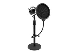 OMNITRONIC MSP-1 Mikrofonständer mit Shockmount und Pop-Filter