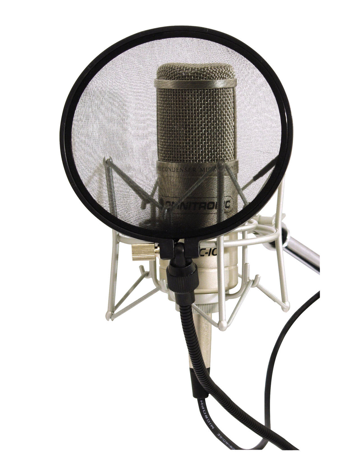 OMNITRONIC Mikrofon-Popfilter, schwarz
