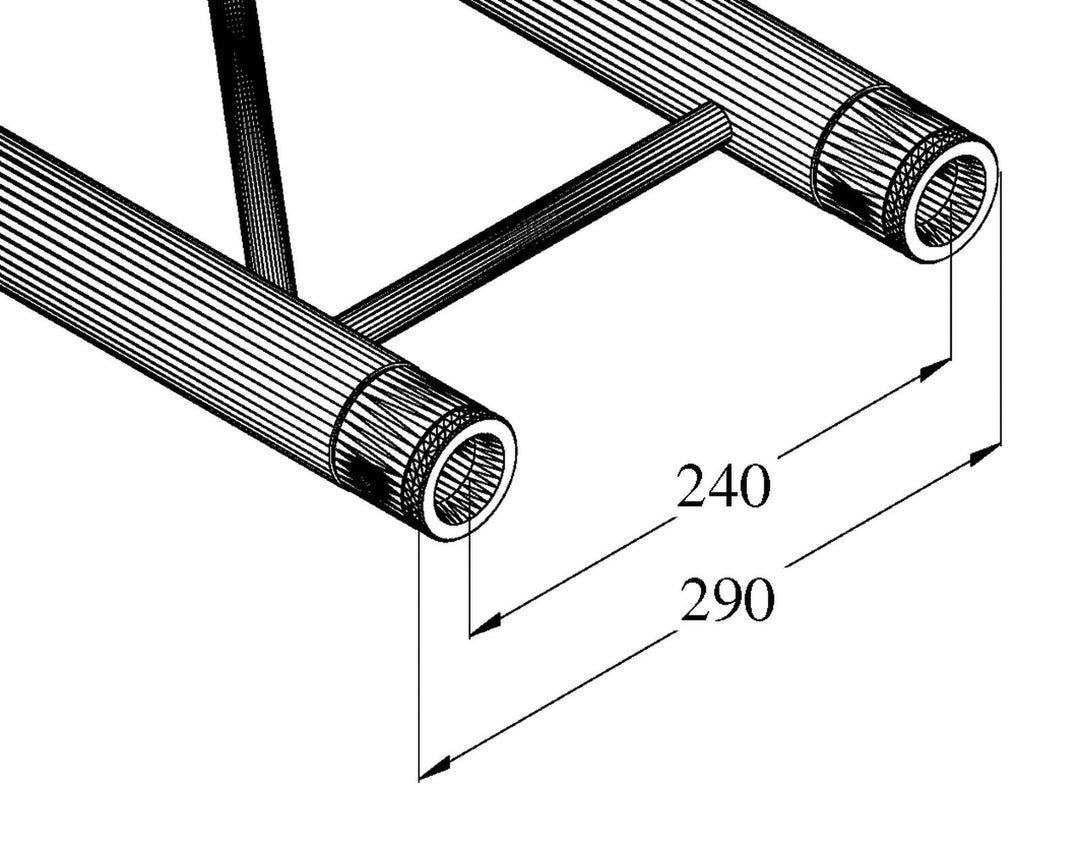 ALUTRUSS BILOCK BQ2-5000 2-Wege-Kreuzträger