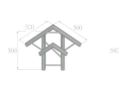 ALUTRUSS BILOCK BQ2-PAL31H 3-Wege-Ecke 90°