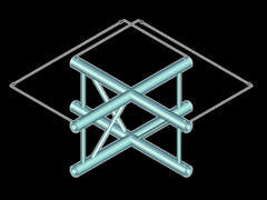 ALUTRUSS BILOCK BQ2-PAC41V 4-Wege-Kreuzstück