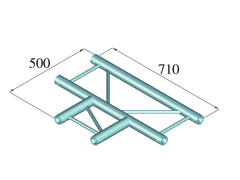 ALUTRUSS BILOCK BQ2-SPAT35H 3-Wege-T-Stück 90° bk