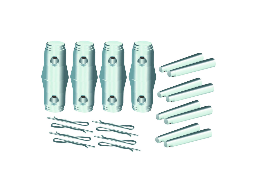 ALUTRUSS QUADLOCK QL-ET Set Konus/Drehpunkt/Stift