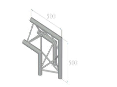 ALUTRUSS TRILOCK E-GL33 C-24 2-Wege-Ecke 90° /\