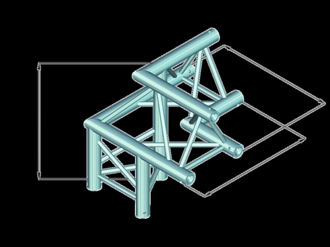 ALUTRUSS TRILOCK 6082AL-32 3-Wege-Ecke /\ links