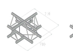 ALUTRUSS TRILOCK 6082AC-41 4-Wege-Kreuz