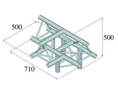 ALUTRUSS TRILOCK 6082AT-43 4-Wege-Stück /\