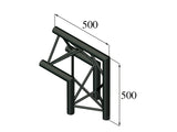 ALUTRUSS TRILOCK S-PAC 24 2-Wege-Ecke 90°/\ Black