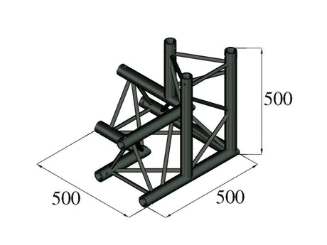 ALUTRUSS TRILOCK S-PAL-34 3-Wege-Ecke \/ links