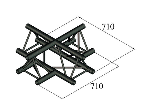 ALUTRUSS TRILOCK S-PAC-41 4-Wege-Kreuz