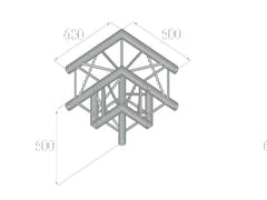 ALUTRUSS QUADLOCK TQ390-QQL30 3-Wege-Ecke 90°