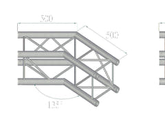 ALUTRUSS QUADLOCK S6082C-23 2-Wege-Eckstück 135°