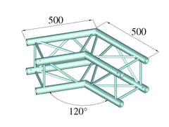 Alutruss QUADLOCK 6082C-22 2-Wege Ecke (120°)