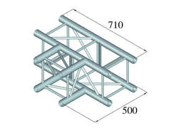 Alutruss QUADLOCK 6082T-35 3-Wege T-Stück