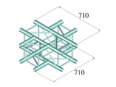 Alutruss QUADLOCK 6082C-41 4-Wege Kreuzstück