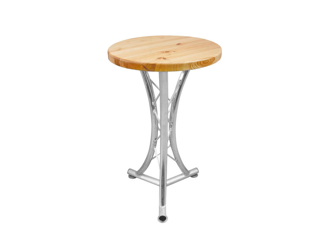 ALUTRUSS Bistrotisch, gebogen
