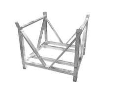 ALUTRUSS Dolly für quadratische Stahlgrundplatten 80x80