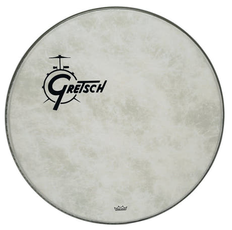 Gretsch Fiberskyn Resonanzfell 18" für bassdrum, Logo links