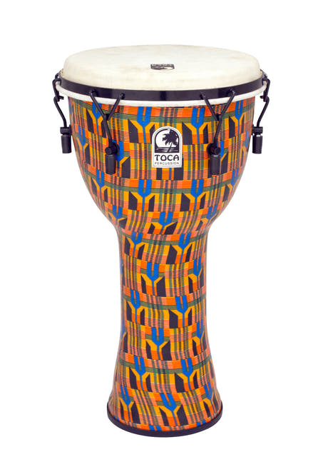 Toca Djembe Freestyle Mechanisch Gestimmt - Kente Cloth (SFDMX-12K)
