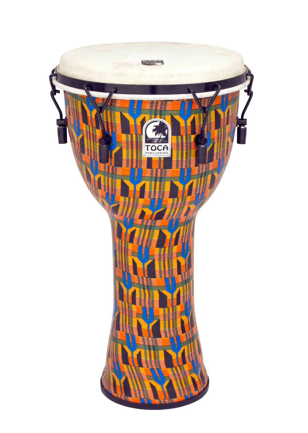 Toca Djembe Freestyle Mechanisch Gestimmt - Kente Cloth (SFDMX-12K)