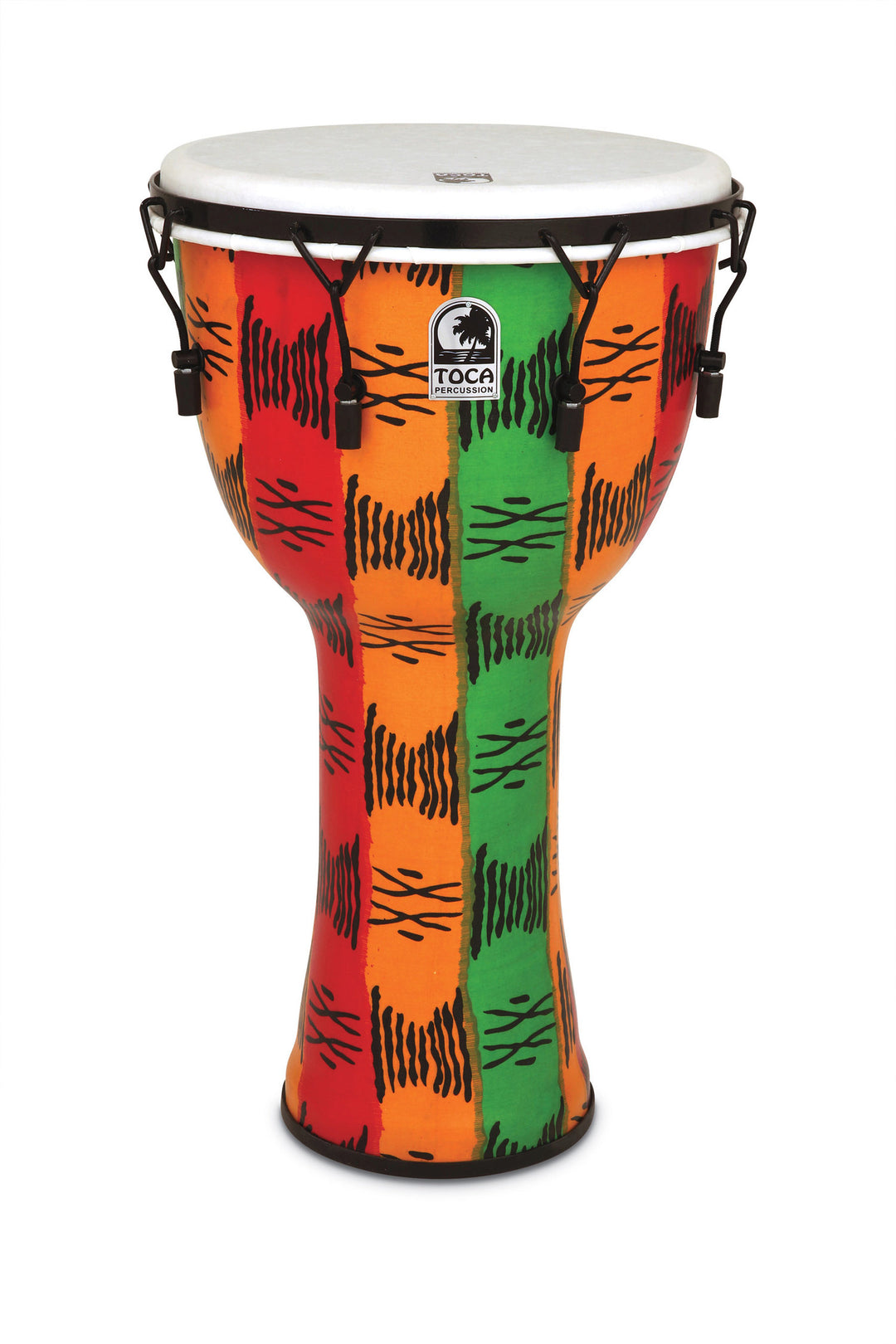 Toca Djembe Freestyle II Mechanically Tuned - African Sunset (TF2DM-14AFSB)