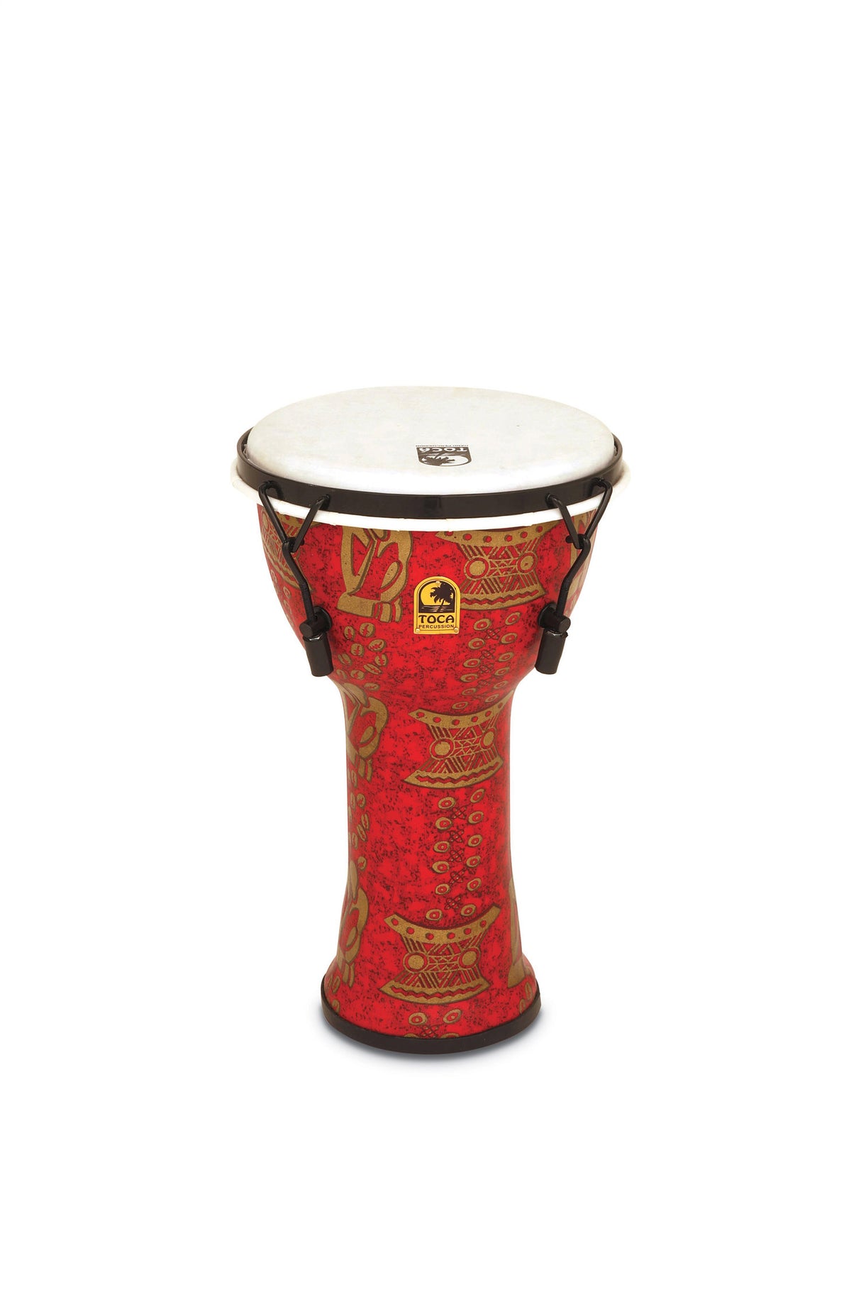 Toca Djembe Freestyle II Mechanically Tuned - Red Mask (TF2DM-9RM)