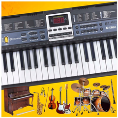 SUPRIMO 6136L keyboard mit Mikrofon