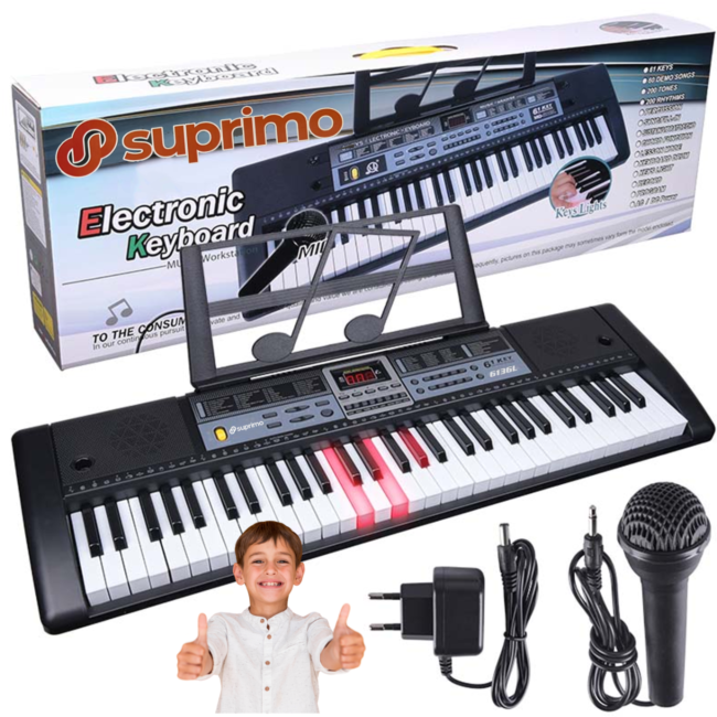 SUPRIMO 6136L keyboard mit Mikrofon