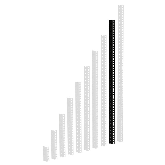 Adam Hall 61535 B Schwerlast Rack Schiene (Schwarz)