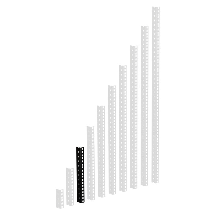 Adam Hall 61535 B Schwerlast Rack Schiene (Schwarz)