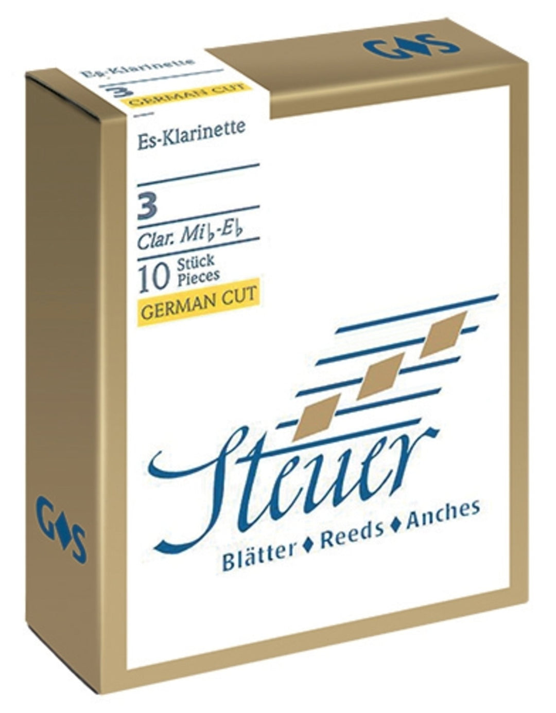 Steuer Blätter Eb-Klarinette Solo White Line - 1 1/2