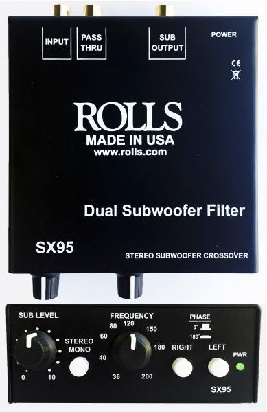 ROLLS SX95 Stereo-Subwoofer-Frequenzweiche