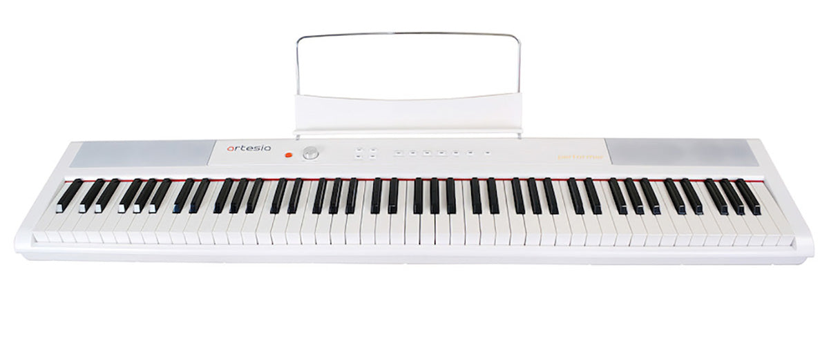 Artesia Performer BK 88-Key Portable Digital Piano, White