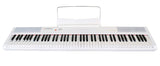 Artesia Performer BK 88-Key Portable Digital Piano, White