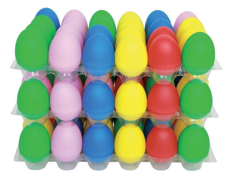 GEWA Club Salsa Egg-Shaker, Karton mit 72 Stück