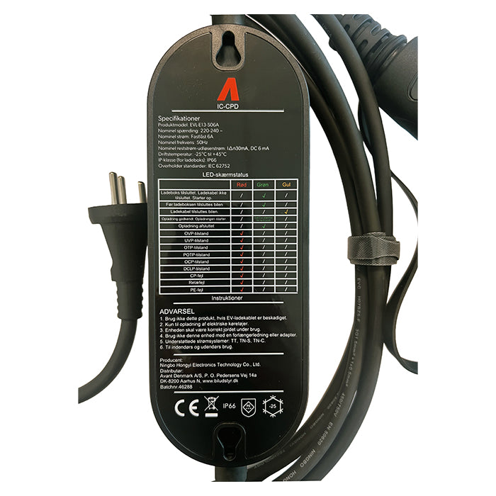 Avant Notladegerät Typ 2 6A 1-phasig 5 Meter mit Tasche