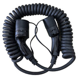 Spiralladekabel Typ 2 16A 3-phasig 5 Meter