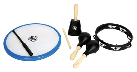 Latin Perkussion Perkussion Pack WBK400 WB Kids World Rhythm Set (WBK400)