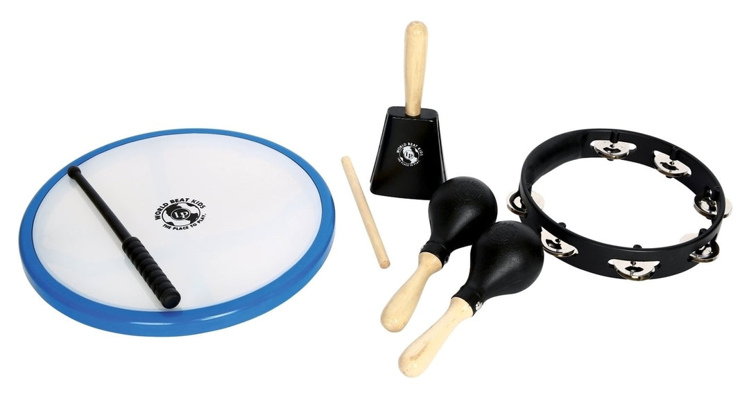 Latin Perkussion Perkussion Pack WBK400 WB Kids World Rhythm Set (WBK400)