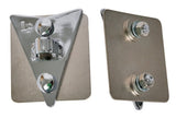 LP3948 Seitenplatte für Rebolo und Tantan, 2 Löcher, Chrom