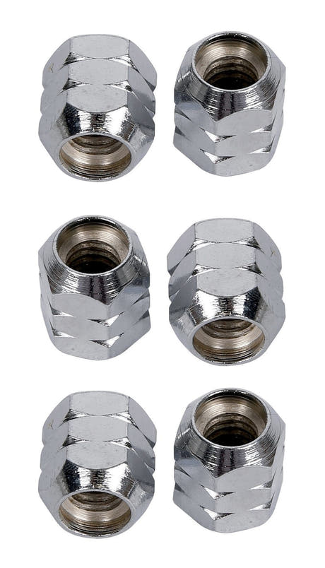 LP952 Super Nuts 5/16" Muttern, Chrom, 6 Stk.