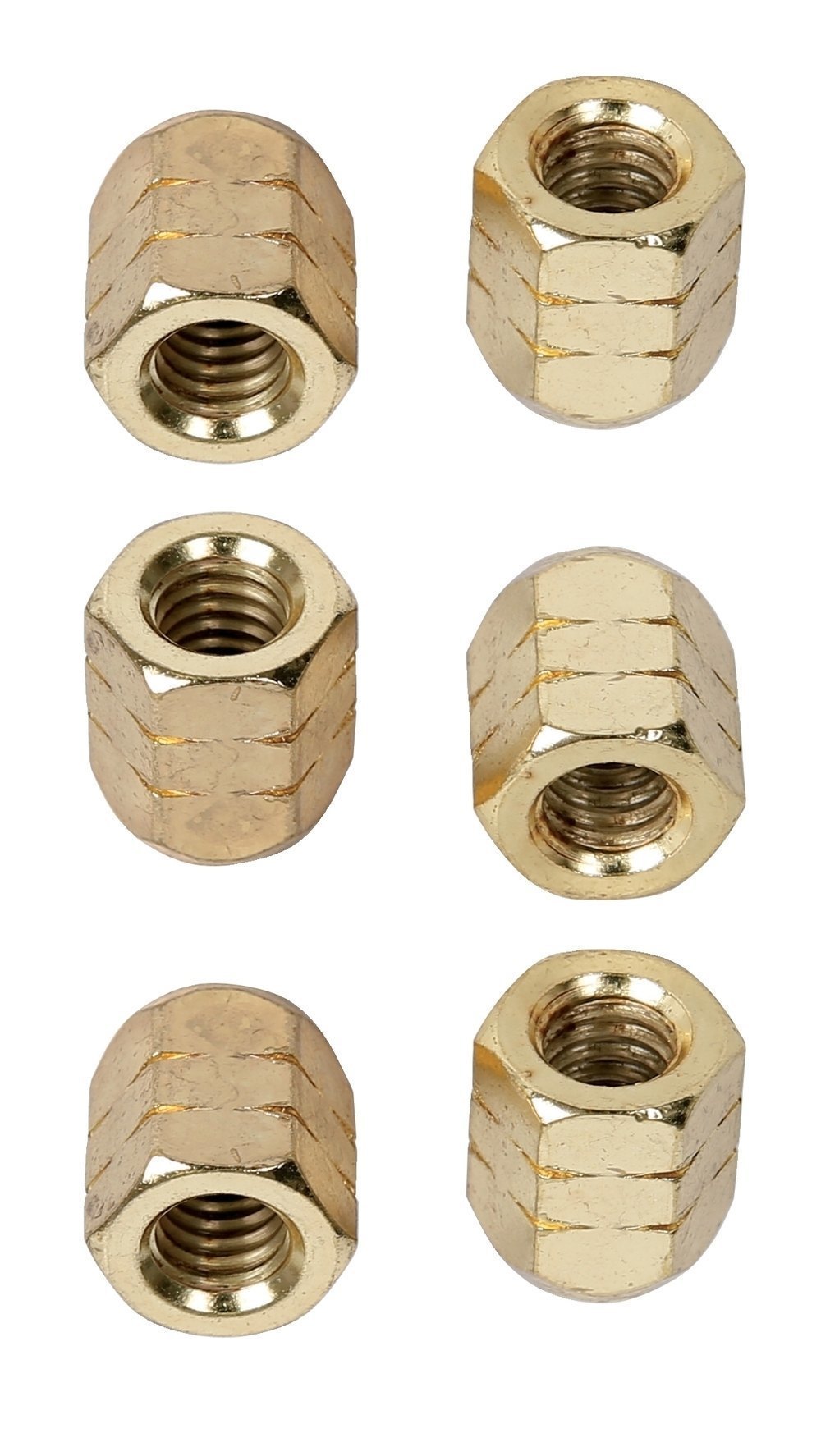 LP952B Super Nuts 5/16" Muttern, gold, 6 Stück