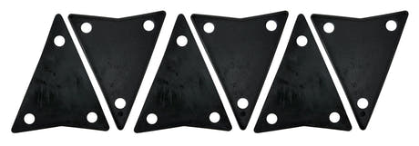 Latin Percussion Conga Hardware Kunststoffpad für Seitenplatte - Galaxy (3-Loch) (LP630)