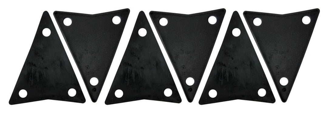 Latin Percussion Conga Hardware Kunststoffpad für Seitenplatte - Galaxy (3-Loch) (LP630)