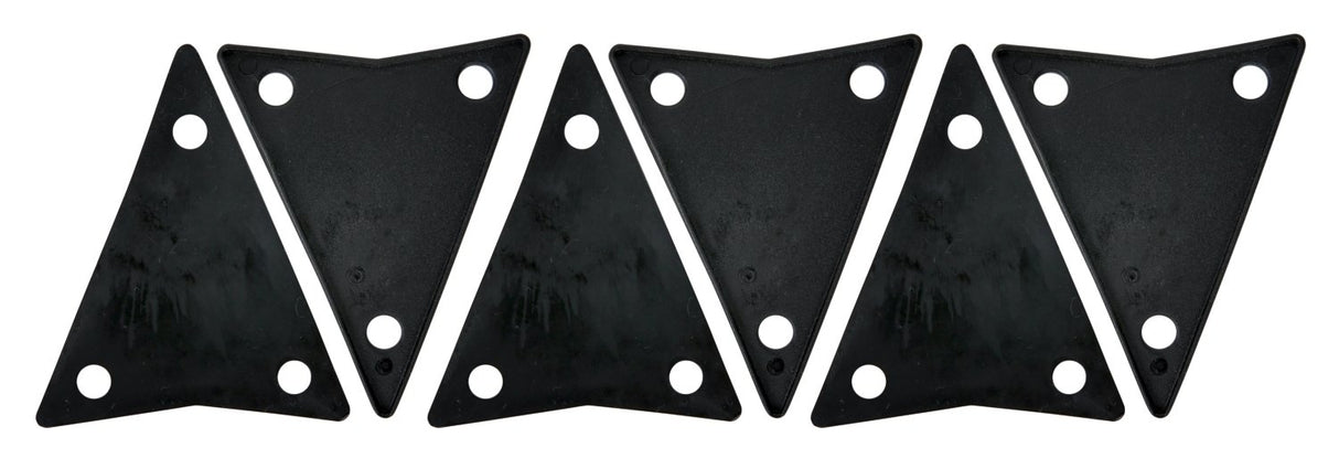 Latin Percussion Conga Hardware Kunststoffpad für Seitenplatte - Galaxy (3-Loch) (LP630)
