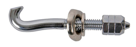 LP336A Stimmschraube 5/16" für Tambora mit Holzringen, Chrom