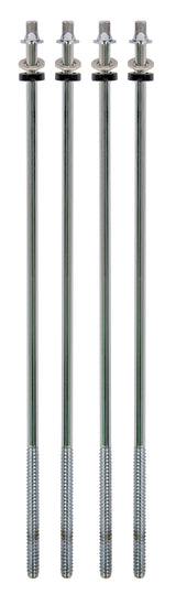 Latin Percussion Spann rods Brasilianische Repinique - LP3110 LP3112 - Chrom, 4 Stück (LP3921)
