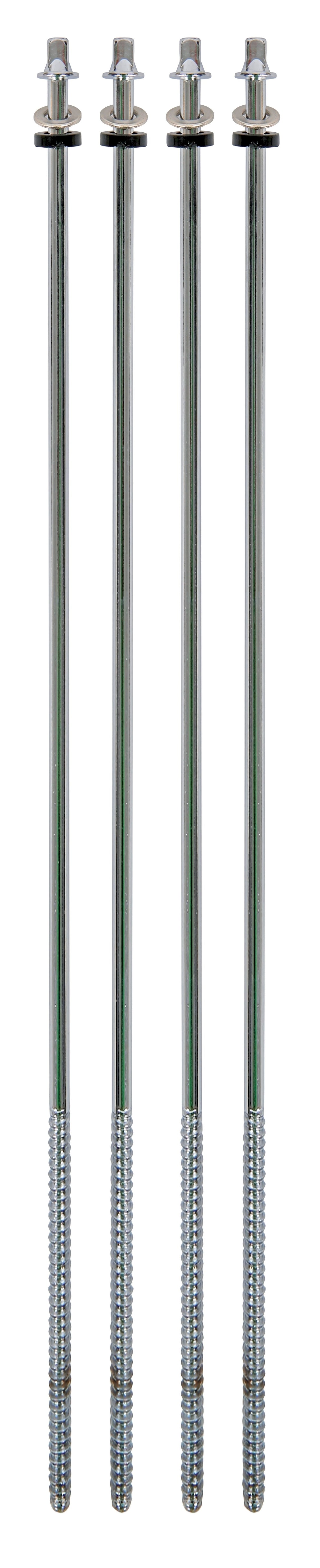 Latin Percussion Spann rods Brasilianisches Surdo - LP3018 LP3020 LP3118 LP3120 - Chrom, 4 Stück (LP3920)