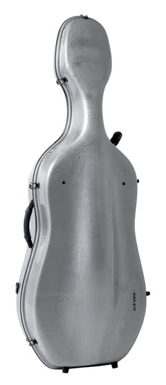 GEWA Cello case Idea Titanium Carbon 3.3 - Titanium/burgunderrot